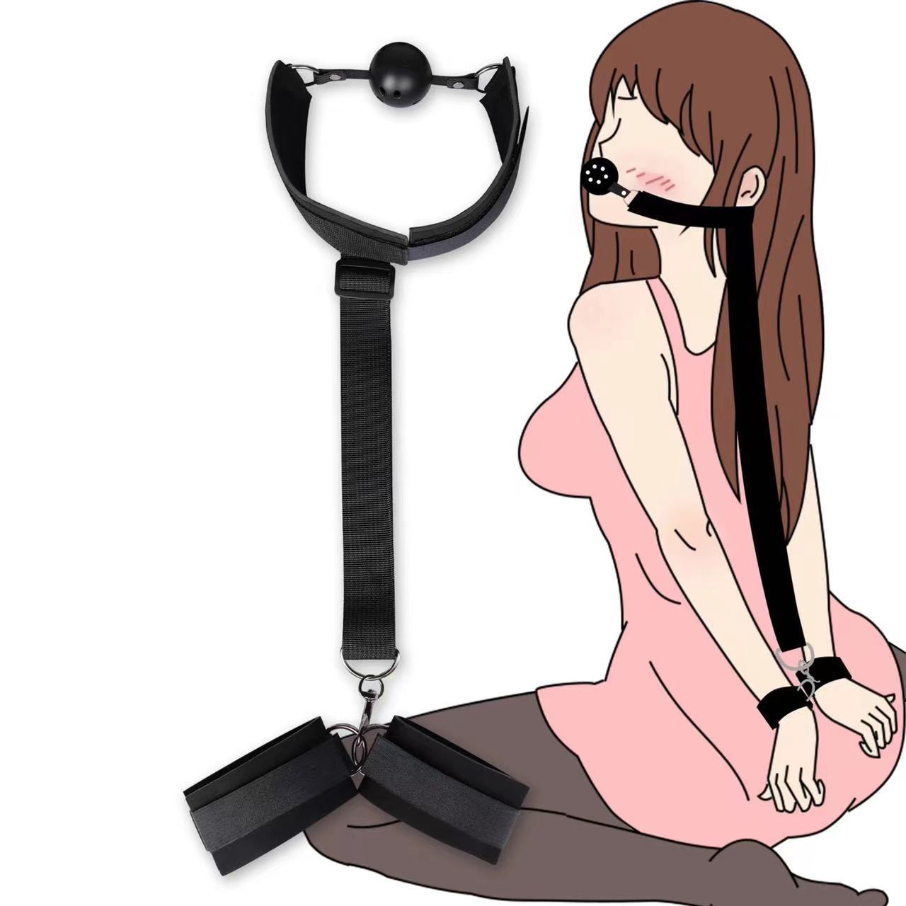 S.M Bondage collar